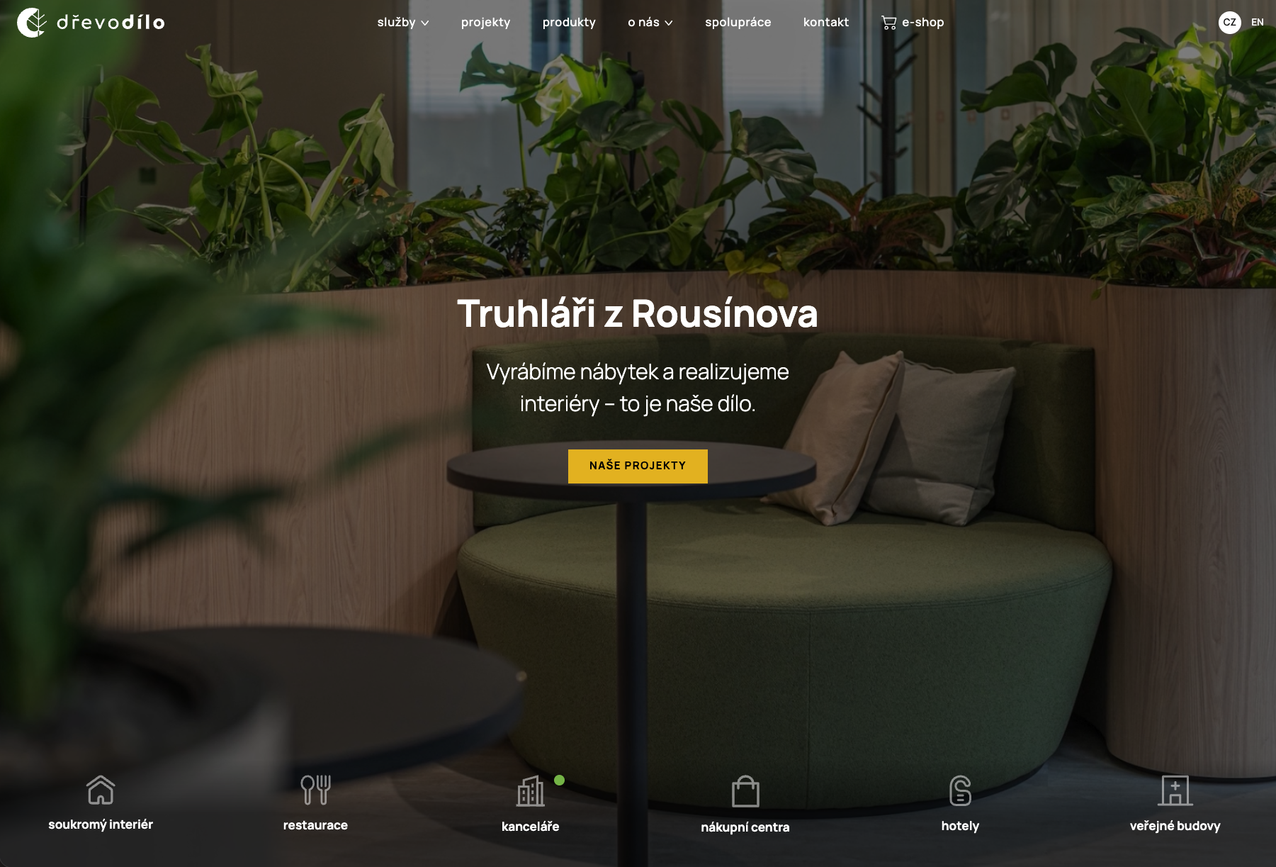 Ukázka webu Dřevodílo